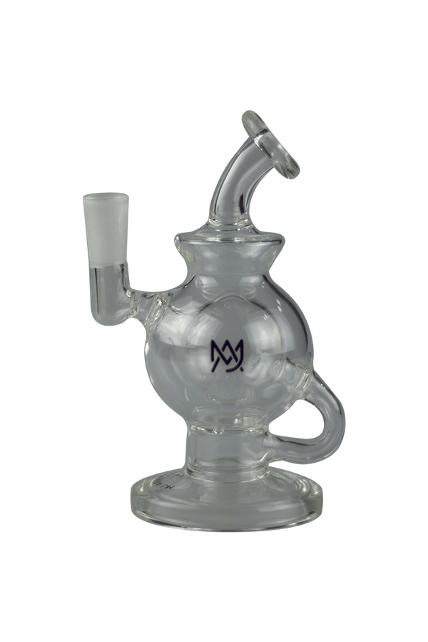 This is the Atlas Mini Rig from MJ Arsenal available at Ritual Colorado. Featuring a 10mm female connection and included quartz banger and carb cap this is the perfect portable dab setup that also rips with a Dynavap. 