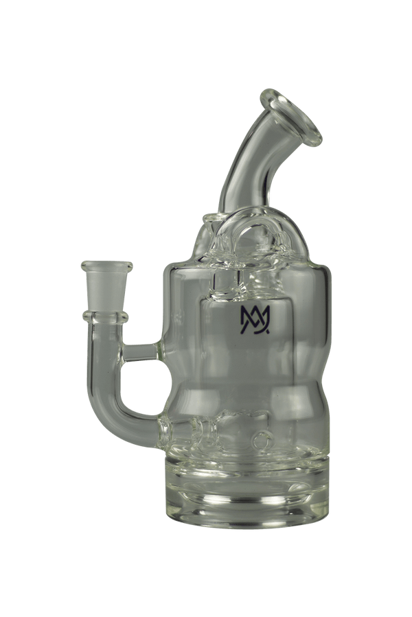 This is the Turbine Mini Rig from MJ Arsenal available at Ritual Colorado. Featuring a 10mm female connection and included quartz banger and carb cap this is the perfect portable dab setup that also rips with a Dynavap. 