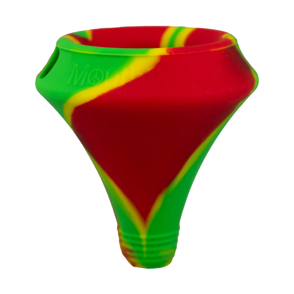 This is the MouthPeace silicone personal mouthpiece available at Ritual Colorado. Compatible with a wide variety of water pieces, these sleek mouthpieces offer a clean, germ-free smoking experience.