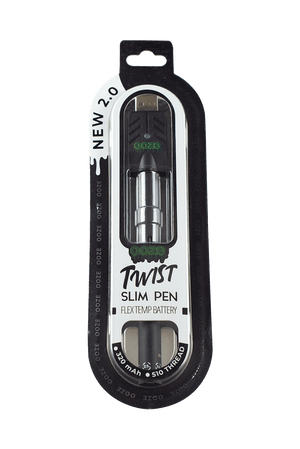 This is the Ooze Twist 2.0 Flex Temp 510 Battery available at Ritual Colorado. Featuring a dial on the bottom that allows you to set your voltage this is a great dab cartridge battery at a great price.