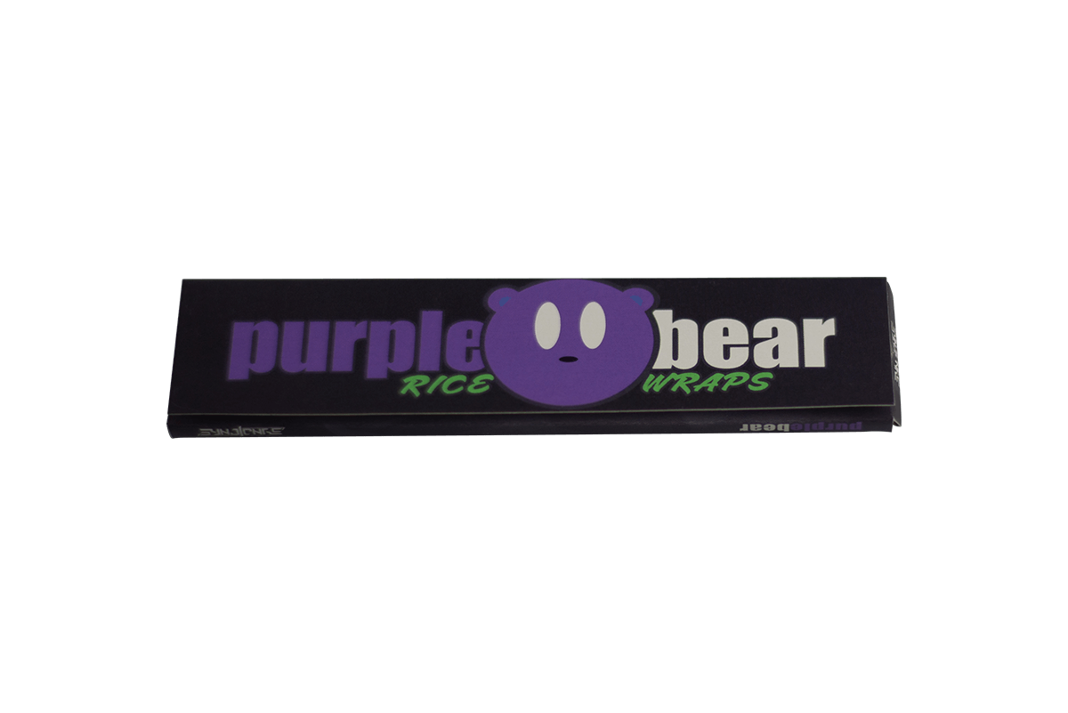 King Size Purple Bear Rice Wraps Papers | Ritual Colorado