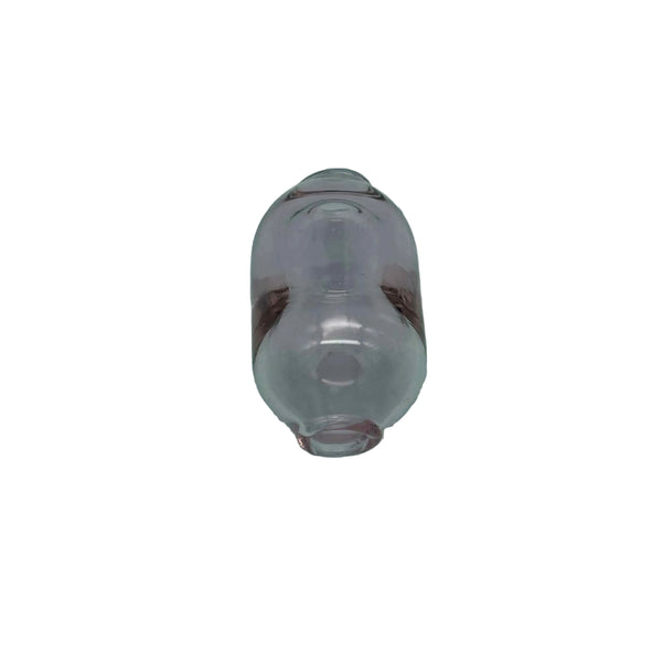 This is the Transparent Pink Handmade Glass Macrame Bead (5mm ID) by Biting Glass available at Ritual Colorado. Hand crafted in Denver, Colorado these sleek beads are the perfect accent for your craft project.
