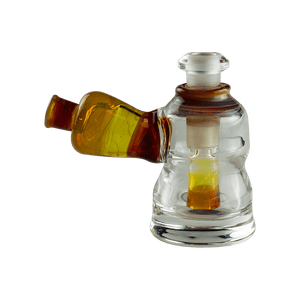 This is the Pocket Bub from Technicolor Tonys available at Ritual Colorado. A convenient heady travel piece featuring a 10mm female connection for easy compatibility with your quartz banger or Dynavap. 