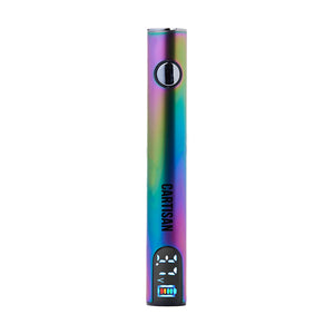 This is the Rainbow Pro Pen Neo 650 510 Thread Battery from Cartisan available at Ritual Colorado. Featuring a colorful digital screen and discrete size this is an awesome portable cartridge battery.
