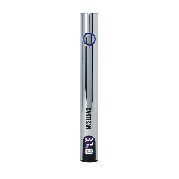 This is the Polished Pro Pen Neo 900 510 Battery by Cartisan available at Ritual Colorado. Featuring a powerful 900 mAh battery and colorful LED screen this is a discrete cart battery at a great price.