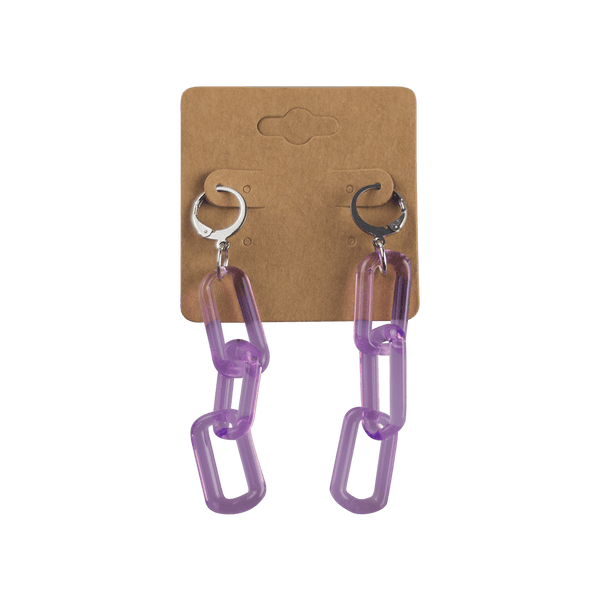 Glass Chain Earrings