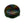 This is the vibrant Rainbow Swirl Disc Pendant by Biting Glass available at Ritual Colorado. Featuring an intricate color pattern accented by sparkle green glass on the back this is a bold and stylish jewelry piece.