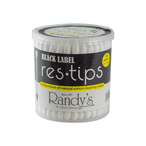 These are Randy's Res-Tips all natural cotton cleaning swabs. Perfect for cleaning your dry herb vaporization and dabbing gear.