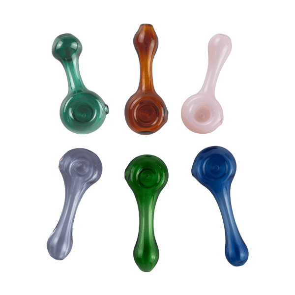 These are Classic Spoon Pipes by Ritual Essentials available at Ritual Colorado. Featuring a built-in bowl, carb and flared mouthpiece this is a beautiful American pipe for a great price!