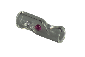 These are Ruby Glass Joint Tips by Ritual Essentials available at Ritual Colorado. These stylish tips are made in Colorado and feature a floating 3mm Ruby Terp Pearl.