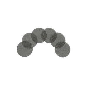 This is a set of 6 replacement Regular Mesh Screens for Storz & Bickel vaporizers by Ritual Co. available at Ritual Colorado. Compatible with the Venty, Mighty+, Crafty+ and Veazy.