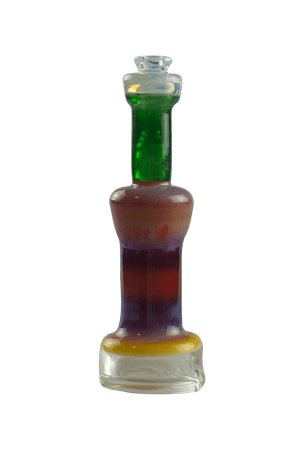 This is the Serendipity Puffco Peak Dry Top from Technicolor Tony available at Ritual Colorado. A beautiful dry top for your Puffco Peak & Peak Pro it fits securely into the base unit. 