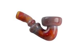 This is the Serendipity Shirley Pipe by Technicolor Tony available at Ritual Colorado. A vibrant hand pipe made from Seredipity tubing showing off yellows, oranges, purples and lots more.