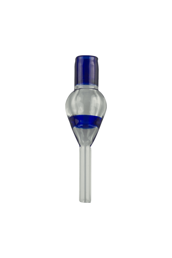 This is the Cobalt Regular (7mm) Dart Whip Mouthpieces by Biting Glass available at Ritual Colorado. These sleek mouthpieces securely fit into your 1/4" inner diameter tubing and provide a refined experience.