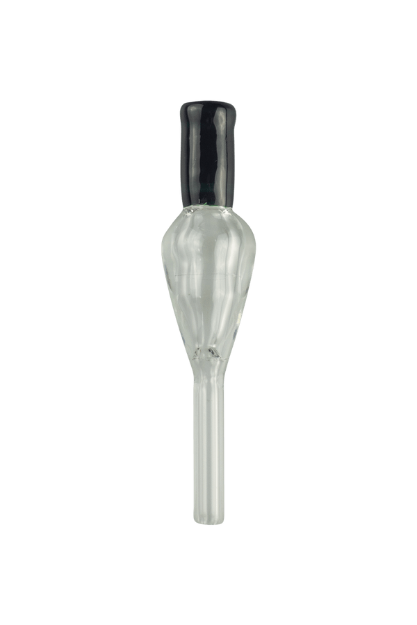 This is the Black Regular (7mm) Dart Whip Mouthpieces by Biting Glass available at Ritual Colorado. These sleek mouthpieces securely fit into your 1/4" inner diameter tubing and provide a refined experience.