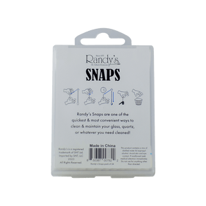 These are Randy's Snaps alcohol filled cleaning cotton swabs available at Ritual Colorado. These convenient cleaning swabs are perfect for cleaning your dabbing atomizer or dry herb vaporizer oven. 