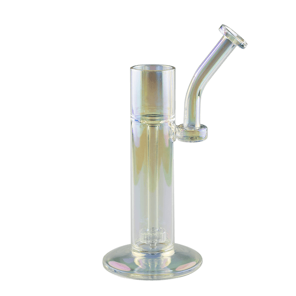 This is the Puffco Proxy Bobbler from Ritual Glass available at Ritual Colorado. It features beautiful electroplated glass and a convenient slot to set your Proxy heating chamber into. Run the proxy engine through water and enjoy cool and satisfying hits from this bong.