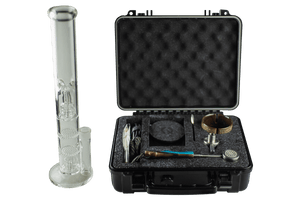 This is the Taroma Lite XL GO Kit + The Judge Ball Vape Bundle available at Ritual Colorado. Pairing our most powerful ball vaporizer with a huge glass piece this is an awesome setup capable of keeping up with any tolerance.