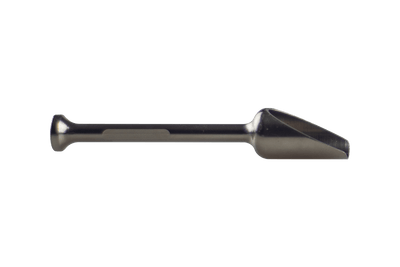 This is the Ritual Herb Scoop, a titanium dry herb shovel from Ritual Co. available at Ritual Colorado. Featuring a tapered edge on the shovel and embedded magnet on the other end this is a perfect multi-tool for your dry herb vaporization sessions.