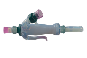 This is the Unicorn Cavalier Pipe by Technicolor Tony available at Ritual Colorado. A heady 19mm dry pipe featuring tons of intricate glass work and subtle details.