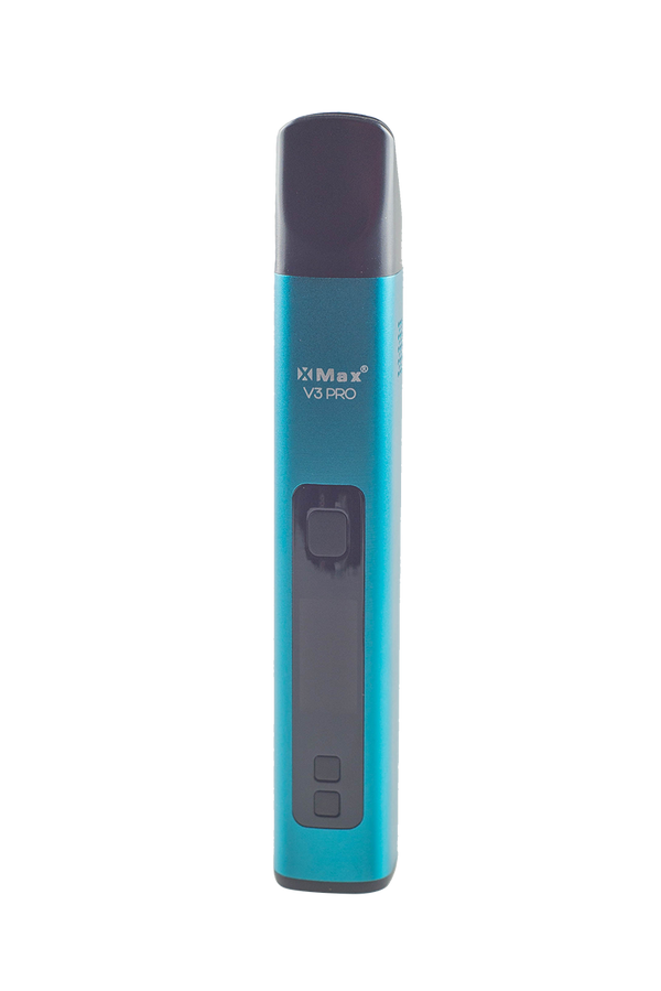 This is the V3 PRO from XMAX available at Ritual Colorado. It is a portable, battery-powered dry herb vaporizer that utilizes an 18650 battery and precise digital temperature controls for consistent repeatable sessions. Available in multiple colors the V3 PRO is a great addition to your hiking bag and perfect for discrete outings.