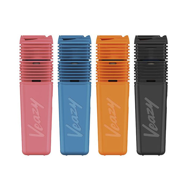 These are the VEAZY Portable Vaporizers by Storz & Bickel available at Ritual Colorado. Featuring a sleek shape and reliable dry herb vaporization performance this is a great intro device for beginner users.