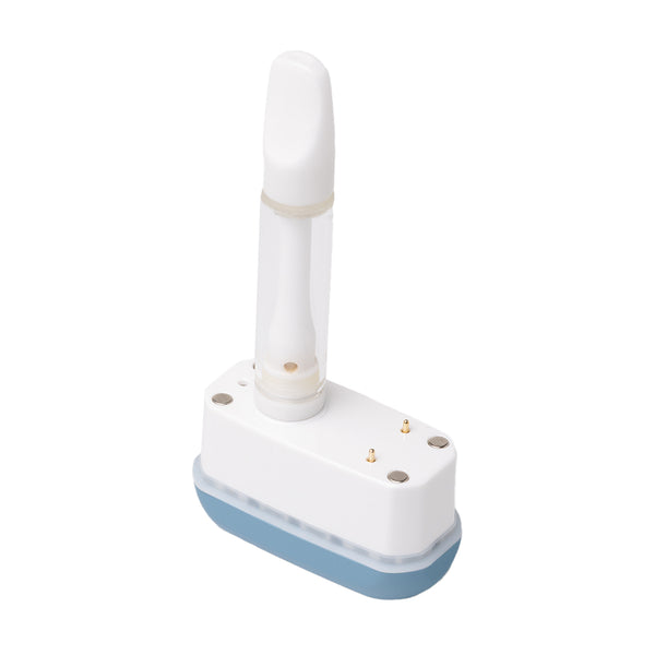 This is the Veil Bar Flow by Cartisan available at Ritual Colorado. A sleek 510 battery featuring auto-draw capabilities or double-click for the built-in fan to crank out vapor for you.