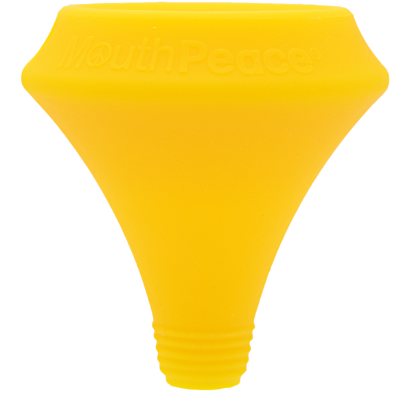 This is the MouthPeace silicone personal mouthpiece available at Ritual Colorado. Compatible with a wide variety of water pieces, these sleek mouthpieces offer a clean, germ-free smoking experience.