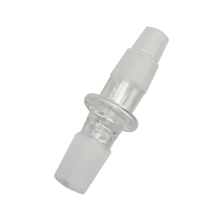 This is the QaromaShop Basket Screen Glass Adapter available at Ritual. It features both 14mm & 19mm connections and the top is sized for basket screens. Provides reliable dosing for your 360 series (Taroma 360 & Staroma 360).