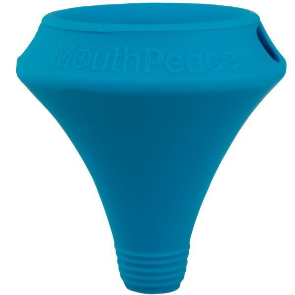 This is the MouthPeace silicone personal mouthpiece available at Ritual Colorado. Compatible with a wide variety of water pieces, these sleek mouthpieces offer a clean, germ-free smoking experience.