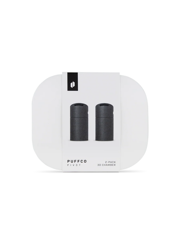 This is a 2-Pack of replacement 3D Chambers for the Puffco Pivot available at Ritual Colorado. Featuring a convenient case and two ready-to-go chambers this is a great way to keep your dab pen ripping.