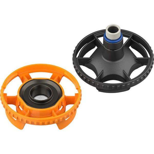 This is the Dosing Capsule Filling Chamber for the Volcano Hybrid by Storz  Bickel available at Ritual Colorado. Also known as the bowl reducer, this sleek device allows you to run your Volcano with less herb.