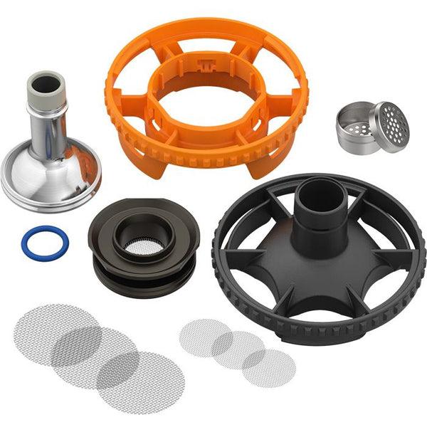 This is the Dosing Capsule Filling Chamber for the Volcano Hybrid by Storz  Bickel available at Ritual Colorado. Also known as the bowl reducer, this sleek device allows you to run your Volcano with less herb.