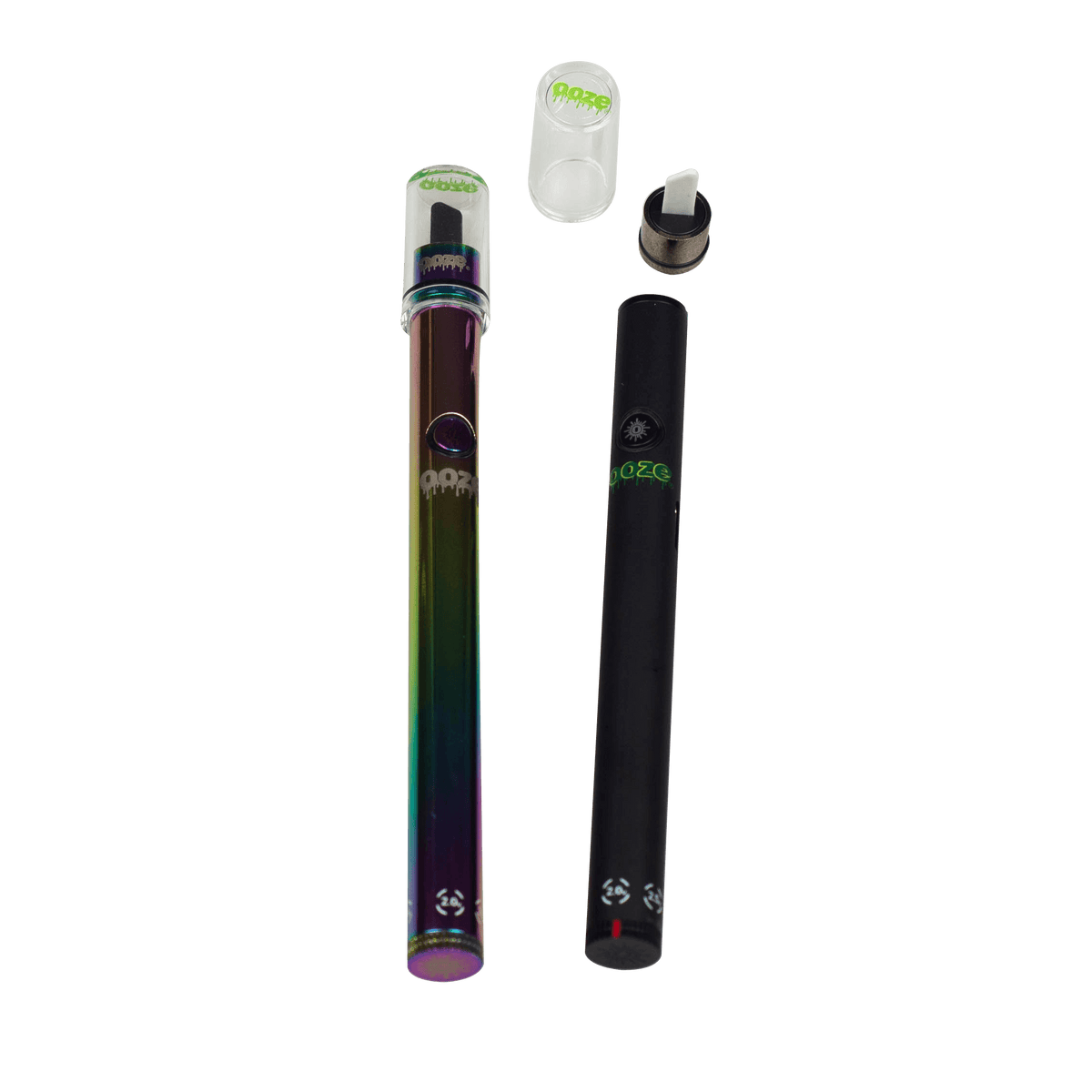This is the Twist Hot Knife Kit by Ooze, available at Ritual Colorado. Featuring a ceramic tip, you can easily and cleanly drop your concentrate into your banger for easy and clean dabbing. Temperatures can be controlled through the twist knob on the bottom of the knife and it includes a cover so you can easily pack up and go without any mess.