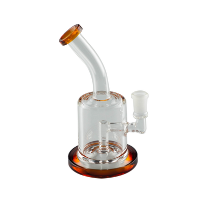 This is the Plain Jane Glass Bubbler from Ritual Glass available at Ritual Colorado. It features a 14mm female connection and a compact body for durability. One of our most affordable glass pieces the Plain Jane is the perfect daily driver.