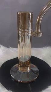 This is the Puffco Proxy Bobbler from Ritual Glass available at Ritual Colorado. It features beautiful electroplated glass and a convenient slot to set your Proxy heating chamber into. Run the proxy engine through water and enjoy cool and satisfying hits from this bong.