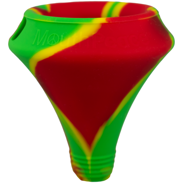 This is the MouthPeace silicone personal mouthpiece available at Ritual Colorado. Compatible with a wide variety of water pieces, these sleek mouthpieces offer a clean, germ-free smoking experience.