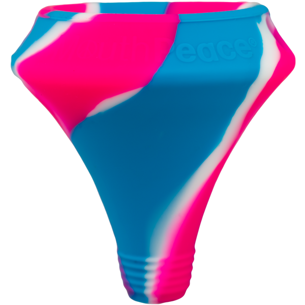 This is the MouthPeace silicone personal mouthpiece available at Ritual Colorado. Compatible with a wide variety of water pieces, these sleek mouthpieces offer a clean, germ-free smoking experience.