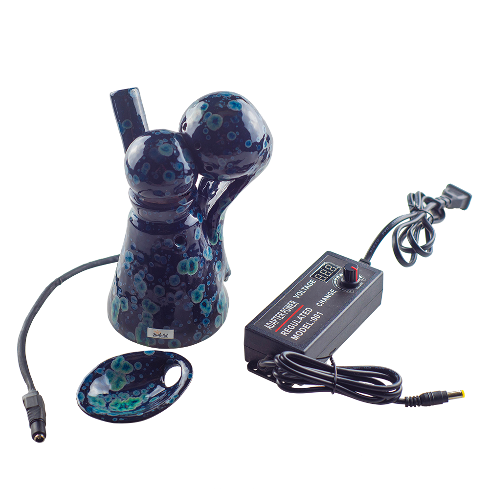 VapBong Obsidian Mini OAB by Jaxel's Art | Ritual Colorado VapBong Obsidian Mini OAB by Jaxel's Art | Ritual Colorado