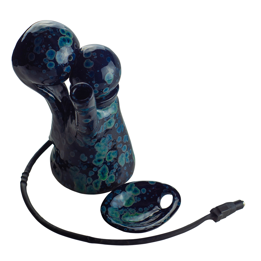 VapBong Obsidian Mini OAB by Jaxel's Art | Ritual Colorado VapBong Obsidian Mini OAB by Jaxel's Art | Ritual Colorado