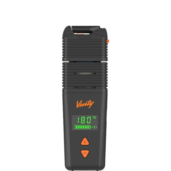 This is the VENTY dry herb vaporizer from storz & bickel available at Ritual Colorado. It features a super fast 20-second heat up and adjustable airflow for a powerful portable vaporizer experience. With USB-C supercharging and a built-in screen this device is ready to join you on all your adventures.