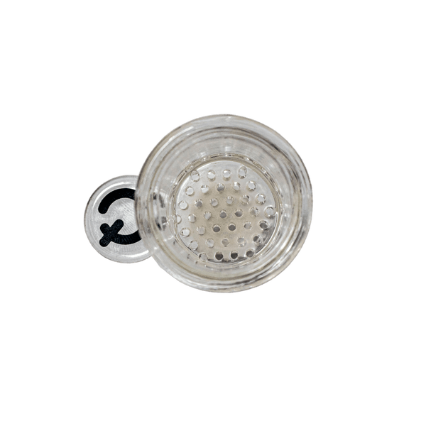 This is the Adapter XL Glass Bowl from QaromaShop available at Ritual. Available in 19mm each bowl comes with a glass handle and holds 26mm screens. Compatible with all XL QaromaShop housings (Taroma XL, Qaroma XL, Staroma XL, Baroma XL). The perfect pair for your preferred XL ball vaporizer.