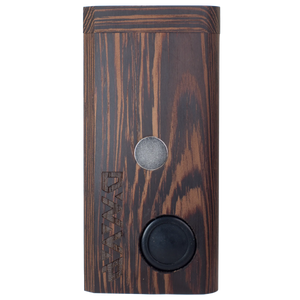 This is the DynaVap DynaStashER in Wenge Wood. Featuring a pop-out silicon concentrate holder, a magnet, and separate compartments for your device and herbal material. Available at Ritual.