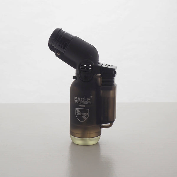 This is the Eagle single flame butane lighter in black finish available at Ritual.
