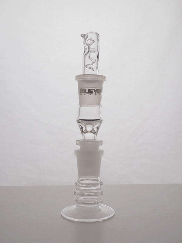 This is the Elev8r torch vehicle by Elev8 Glass available at Ritual. Pictured on a glass stand.