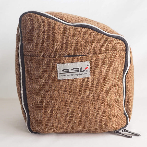 This is the hemp bag for the Super Surfer Vehicle 2 by Elev8 Glass available at Ritual.