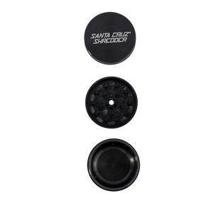 This is the large 3-piece grinder from Santa Cruz Shredder in black. 