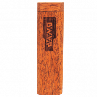 This is the DynaVap SlimStash in African Mahogany wood available at Ritual.