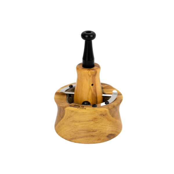 This is the Vapman Classic Set from Vapman available at Ritual. It features a beautiful wooden box, a Vapman Classic with loading funnel, cleaning set, and butane torch. A swiss designed italian made dry herb vaporizer that excels at microdosing and provides excellent flavor.