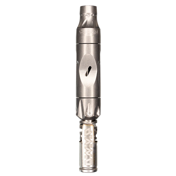 This is the DynaVap VonG(i) made completely of titanium with a rotating titanium sleeve for airflow control available at Ritual.